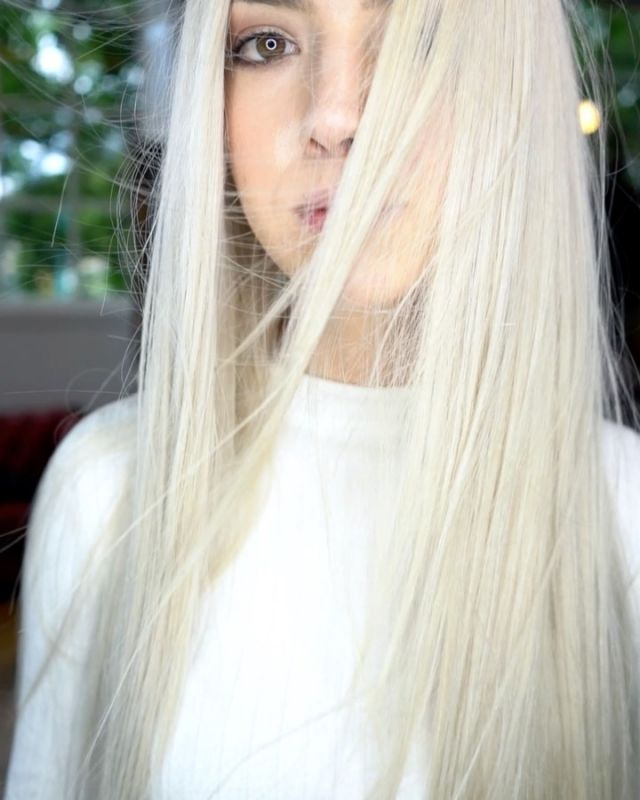 long platinum blonde hair tumblr